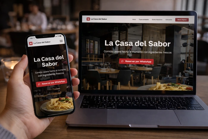 Web para Restaurantess